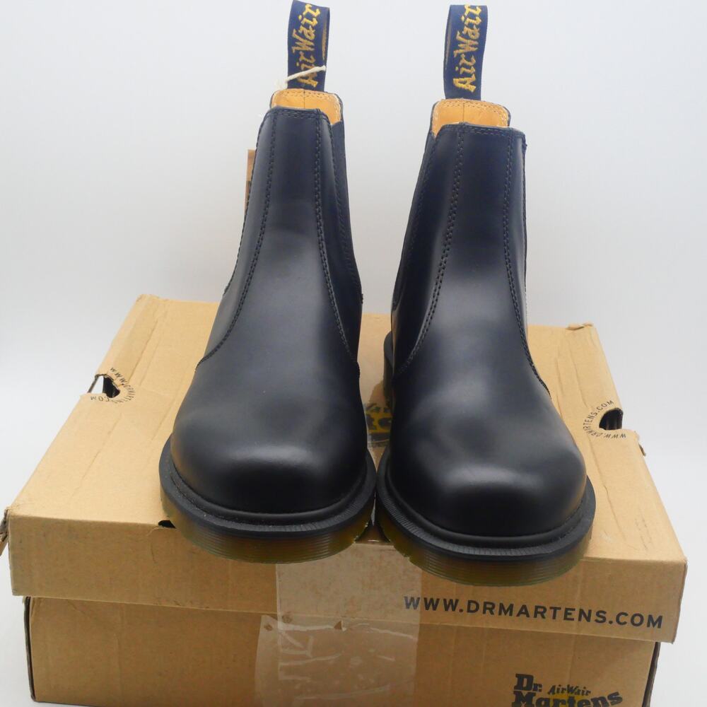 Dr. Martens Men's 4 2976 Chelsea Boots Black Leather Women's 5 Docs NEW - Picture 5 of 8